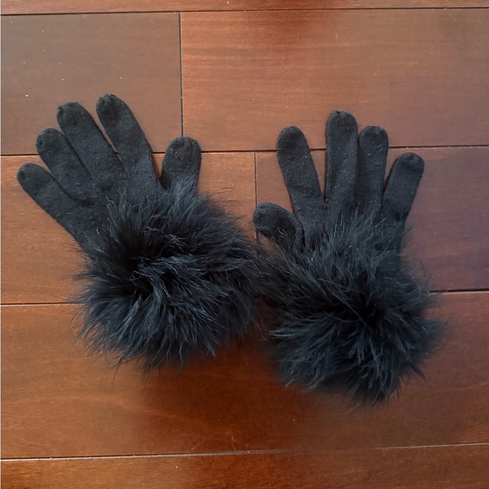 Kate Spade Feather Gloves